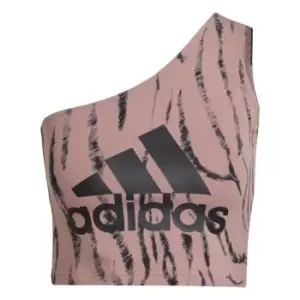 adidas Future Icons Animal Print Tank Top Womens - Purple