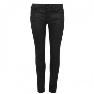 Replay Leather Trousers Ladies - Black