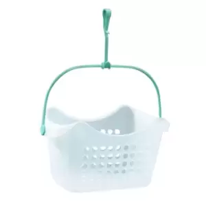 Jvl Plastic Peg Basket With 72 Prism Soft Touch Flower Design Pegs