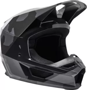 FOX V1 BNKR Motocross Helmet, black, Size S, black, Size S