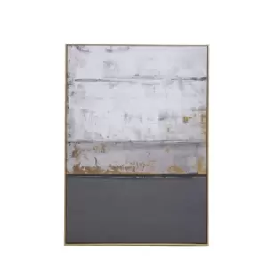 Interiors by PH Muted Grey Oil Paint Wall Artwork