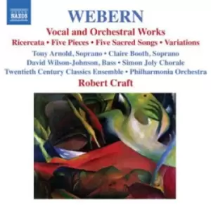 Anton Webern - Anton Webern: Vocal and Orchestral Works CD Album - Used