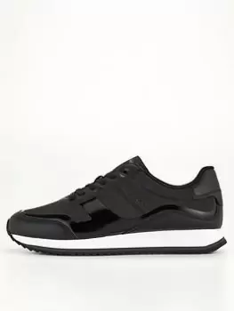 Calvin Klein Low Top Heat Bonded Trainer - Black, Size 42, Men