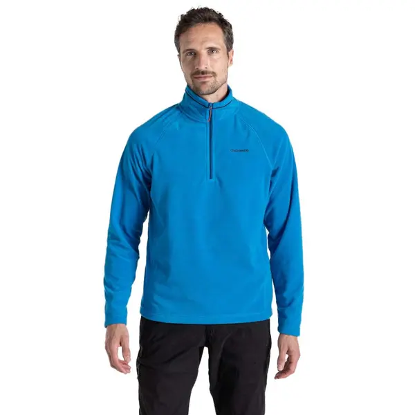 Craghoppers Mens Corey Half Zip Mico Fleece Jacket XL - Chest 44' (112cm) Howlite Blue CMA1287-F3T-XL