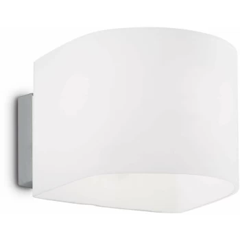 Ideal Lux Puzzle - 1 Light Up & Down Wall Light White, G9