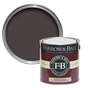 Farrow & Ball Estate Mahogany No. 36 Matt Emulsion Paint 2.5L