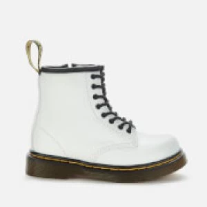 Dr. Martens Toddlers 1460 T Lace Up Boots - White Rosario - UK 9 Toddler