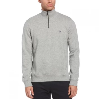 Original Penguin Zip Fleece - Heather 080