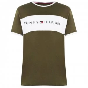 Tommy Bodywear Neck Short Sleeve T Shirt - Olive Night LI1