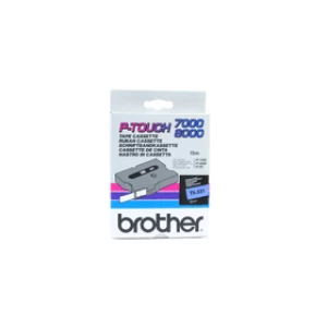 Brother TX-531 P-touch Black on Blue Tape 12mm x 15m