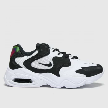 Nike White & Black Air Max 2x Trainers