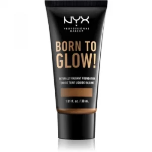 NYX Professional Makeup Born To Glow Illuminating Liquid Foundation Shade 17.5 Sienna 30ml