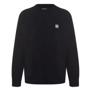 Diesel D Logo Crew Sweatshirt - Black