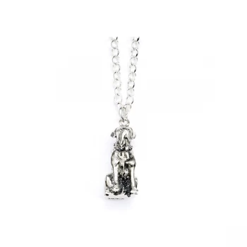 Sterling Silver Fang the Dog Charm Necklace