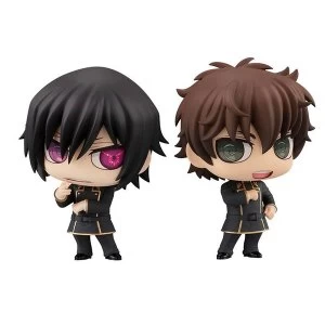 Code Geass Chimimega Buddy Series Figure 2-Pack Lelouch & Suzaku 7 cm