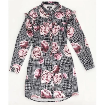 Firetrap Shirt Dress Junior Girls - Rose Checked