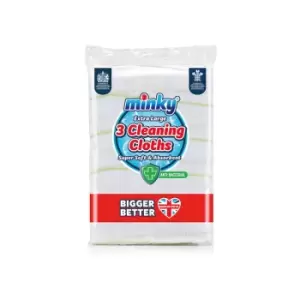 Minky - Anti-Bacterial Cleaning Cloths x 3 KK03501030