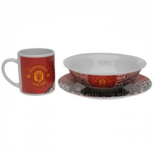 Team Breakfast Set - Man Utd