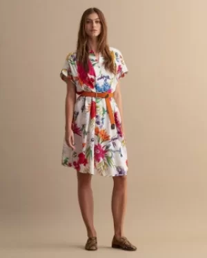 GANT Humming Floral Print Popover Dress