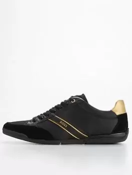 BOSS Saturn Lowp Trainer - Black, Size 11, Men