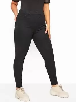 Yours London Jenny Jegging - Black, Size 18, Inside Leg 34, Women