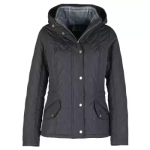 Barbour Womens Millfire Quilt Navy/Classic 8