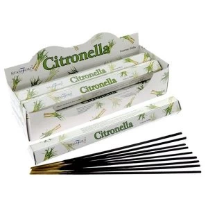 Citronella (Pack Of 6) Stamford Hex Incense Sticks