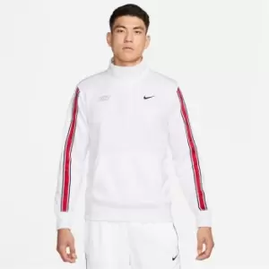 Nike Sportswear Repeat Mens Half Zip Top - White