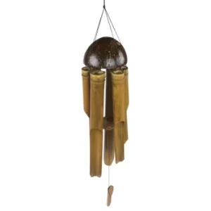 Half Coconut Wind Chime 50cm