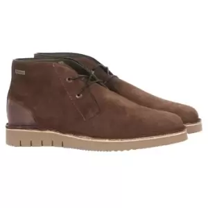 Barbour Mens Kent Desert Boots Choco Suede 9