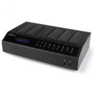 StarTech USB 3.0 eSATA 6 bay Hard Drive Duplicator Dock 15 HDD SSD Cloner And Eraser