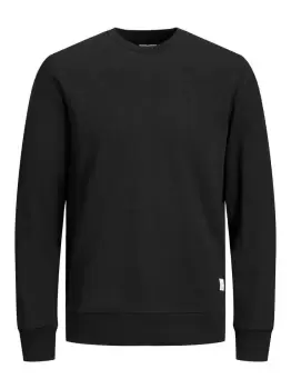 JACK & JONES Basic Crew Neck Sweatshirt Men Black