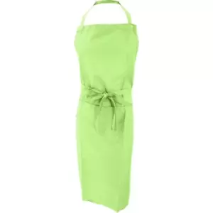 Jassz Bistro Unisex Bib Apron With Pocket / Barwear (One Size) (Lime) - Lime