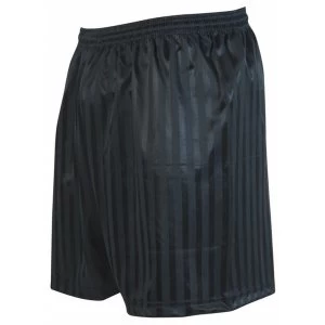 Precision Striped Continental Football Shorts 26-28" Black