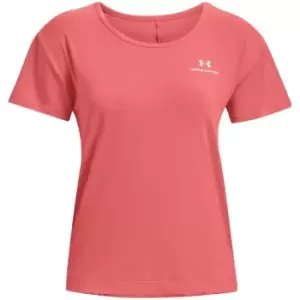 Under Armour Rush Energy Short Sleeve T Shirt Womens - Pink