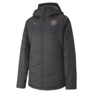 Puma Manchester City FC Bench Jacket Womens - Black