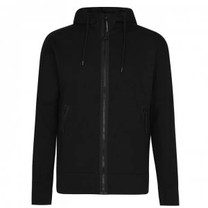 CP COMPANY Goggle Zip Hooded Sweatshirt - Black 999