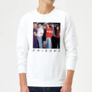 Friends Cast Pose Sweatshirt - White