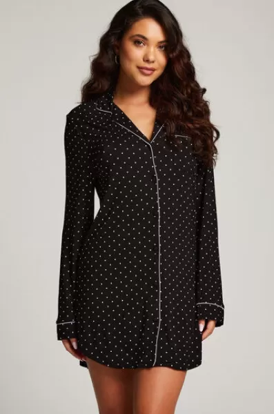 Hunkemoller Essential Jersey Shirtdress Black