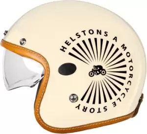 Helstons Sun Carbon Jet Helmet, beige Size M beige, Size M