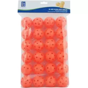 PGA Tour Air Flow Practice Golf Balls - Orange