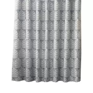 Paoletti Horto Eyelet Curtains (90in x 54in) (Blue)