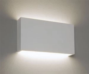 LED 1 Light Indoor Dimmable Wall Light Plaster