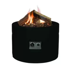 Happy Cocooning Round Cocoon Fire Pit - Black