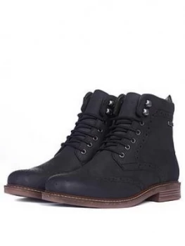 Barbour Seaton Lace Up Boot, Black, Size 8, Men