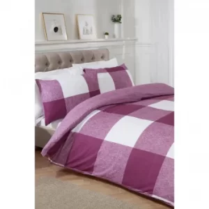 Chunky Gingham Reversible Duvet Set