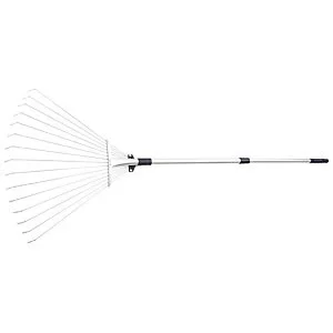 Expanding traditional lawn rake