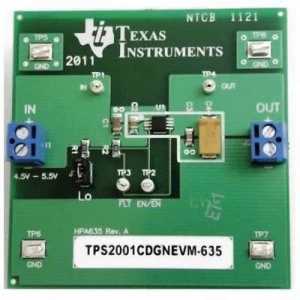 PCB design board Texas Instruments TPS2001CDGNEVM 635