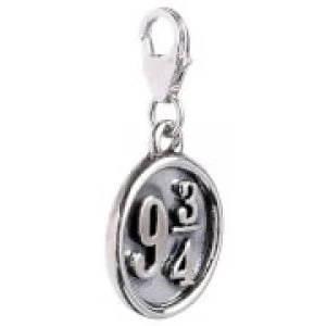 Harry Potter Sterling Silver Platform 9 3/4 Clip on Charm