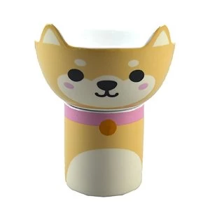 Children Shiba Inu Dog Porcelain Mug and Bowl Set